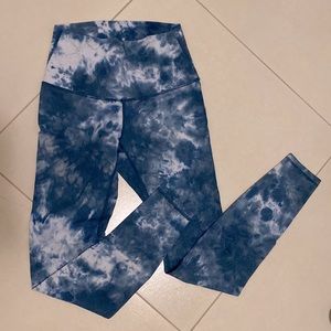 High-waisted Washed Out Style Legging